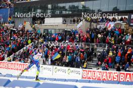 03.03.2016, Oslo, Norway (NOR): Quentin Fillon Maillet (FRA) - IBU world championships biathlon, relay mixed, Oslo (NOR). www.nordicfocus.com. © Tumashov/NordicFocus. Every downloaded picture is fee-liable.