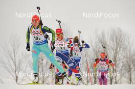 03.03.2016, Oslo, Norway (NOR): Olena Pidhrushna (UKR) - IBU world championships biathlon, relay mixed, Oslo (NOR). www.nordicfocus.com. © Tumashov/NordicFocus. Every downloaded picture is fee-liable.