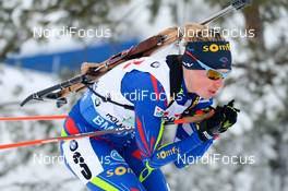 03.03.2016, Oslo, Norway (NOR): Marie Dorin Habert (FRA) - IBU world championships biathlon, relay mixed, Oslo (NOR). www.nordicfocus.com. © Tumashov/NordicFocus. Every downloaded picture is fee-liable.