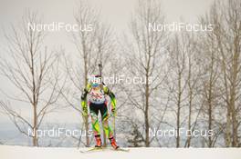 03.03.2016, Oslo, Norway (NOR): Iryna Kryuko (BLR) - IBU world championships biathlon, relay mixed, Oslo (NOR). www.nordicfocus.com. © Tumashov/NordicFocus. Every downloaded picture is fee-liable.