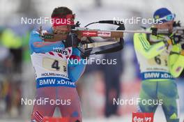 03.03.2016, Oslo, Norway (NOR): Evgeniy Garanichev (RUS) - IBU world championships biathlon, relay mixed, Oslo (NOR). www.nordicfocus.com. © Manzoni/NordicFocus. Every downloaded picture is fee-liable.