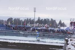 03.03.2016, Oslo, Norway (NOR): Rene Zahkna (EST) - IBU world championships biathlon, relay mixed, Oslo (NOR). www.nordicfocus.com. © Manzoni/NordicFocus. Every downloaded picture is fee-liable.