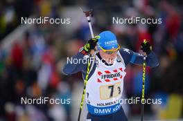 03.03.2016, Oslo, Norway (NOR): Lukas Hofer (ITA) - IBU world championships biathlon, relay mixed, Oslo (NOR). www.nordicfocus.com. © Tumashov/NordicFocus. Every downloaded picture is fee-liable.