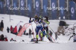 03.03.2016, Oslo, Norway (NOR): Marie Dorin Habert (FRA) - IBU world championships biathlon, relay mixed, Oslo (NOR). www.nordicfocus.com. © Manzoni/NordicFocus. Every downloaded picture is fee-liable.