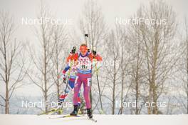 03.03.2016, Oslo, Norway (NOR): Hannah Dreissigacker (USA) - IBU world championships biathlon, relay mixed, Oslo (NOR). www.nordicfocus.com. © Tumashov/NordicFocus. Every downloaded picture is fee-liable.