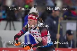 03.03.2016, Oslo, Norway (NOR): Simon Eder (AUT) - IBU world championships biathlon, relay mixed, Oslo (NOR). www.nordicfocus.com. © Manzoni/NordicFocus. Every downloaded picture is fee-liable.