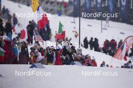 03.03.2016, Oslo, Norway (NOR): Aita Gasparin (SUI) - IBU world championships biathlon, relay mixed, Oslo (NOR). www.nordicfocus.com. © Manzoni/NordicFocus. Every downloaded picture is fee-liable.