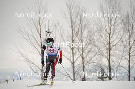 03.03.2016, Oslo, Norway (NOR): Fuyuko Tachizaki (JPN) - IBU world championships biathlon, relay mixed, Oslo (NOR). www.nordicfocus.com. © Tumashov/NordicFocus. Every downloaded picture is fee-liable.
