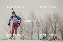 03.03.2016, Oslo, Norway (NOR): Ekaterina Yurlova (RUS) - IBU world championships biathlon, relay mixed, Oslo (NOR). www.nordicfocus.com. © Tumashov/NordicFocus. Every downloaded picture is fee-liable.