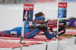 03.03.2016, Oslo, Norway (NOR): Anton Shipulin (RUS) - IBU world championships biathlon, relay mixed, Oslo (NOR). www.nordicfocus.com. © Manzoni/NordicFocus. Every downloaded picture is fee-liable.