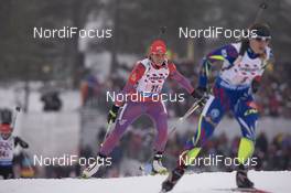 03.03.2016, Oslo, Norway (NOR): Susan Dunklee (USA) - IBU world championships biathlon, relay mixed, Oslo (NOR). www.nordicfocus.com. © Manzoni/NordicFocus. Every downloaded picture is fee-liable.