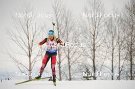 03.03.2016, Oslo, Norway (NOR): Dunja Zdouc (AUT) - IBU world championships biathlon, relay mixed, Oslo (NOR). www.nordicfocus.com. © Tumashov/NordicFocus. Every downloaded picture is fee-liable.