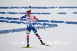 03.03.2016, Oslo, Norway (NOR): Tarjei Boe (NOR) - IBU world championships biathlon, relay mixed, Oslo (NOR). www.nordicfocus.com. © Tumashov/NordicFocus. Every downloaded picture is fee-liable.