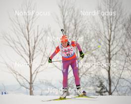 03.03.2016, Oslo, Norway (NOR): Susan Dunklee (USA) - IBU world championships biathlon, relay mixed, Oslo (NOR). www.nordicfocus.com. © Tumashov/NordicFocus. Every downloaded picture is fee-liable.