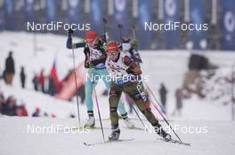 03.03.2016, Oslo, Norway (NOR): Franziska Hildebrand (GER) - IBU world championships biathlon, relay mixed, Oslo (NOR). www.nordicfocus.com. © Manzoni/NordicFocus. Every downloaded picture is fee-liable.