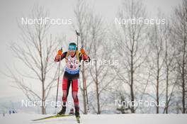 03.03.2016, Oslo, Norway (NOR): Dunja Zdouc (AUT) - IBU world championships biathlon, relay mixed, Oslo (NOR). www.nordicfocus.com. © Tumashov/NordicFocus. Every downloaded picture is fee-liable.