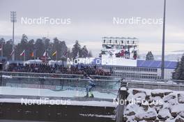03.03.2016, Oslo, Norway (NOR): Quentin Fillon Maillet (FRA) - IBU world championships biathlon, relay mixed, Oslo (NOR). www.nordicfocus.com. © Manzoni/NordicFocus. Every downloaded picture is fee-liable.