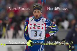 03.03.2016, Oslo, Norway (NOR): Martin Fourcade (FRA) - IBU world championships biathlon, relay mixed, Oslo (NOR). www.nordicfocus.com. © Manzoni/NordicFocus. Every downloaded picture is fee-liable.