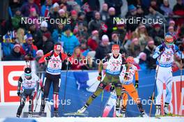 03.03.2016, Oslo, Norway (NOR): Franziska Preuss (GER), Julia Ransom (CAN) - IBU world championships biathlon, relay mixed, Oslo (NOR). www.nordicfocus.com. © Tumashov/NordicFocus. Every downloaded picture is fee-liable.