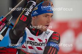 03.03.2016, Oslo, Norway (NOR): Simon Schempp (GER) - IBU world championships biathlon, relay mixed, Oslo (NOR). www.nordicfocus.com. © Manzoni/NordicFocus. Every downloaded picture is fee-liable.