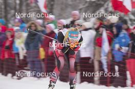 03.03.2016, Oslo, Norway (NOR): Lisa Theresa Hauser (AUT) - IBU world championships biathlon, relay mixed, Oslo (NOR). www.nordicfocus.com. © Manzoni/NordicFocus. Every downloaded picture is fee-liable.