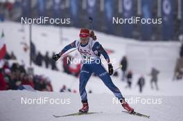 03.03.2016, Oslo, Norway (NOR): Gabriela Soukalova (CZE) - IBU world championships biathlon, relay mixed, Oslo (NOR). www.nordicfocus.com. © Manzoni/NordicFocus. Every downloaded picture is fee-liable.