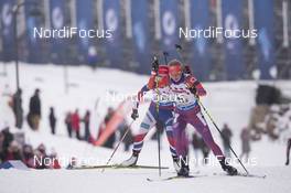 03.03.2016, Oslo, Norway (NOR): Hannah Dreissigacker (USA) - IBU world championships biathlon, relay mixed, Oslo (NOR). www.nordicfocus.com. © Manzoni/NordicFocus. Every downloaded picture is fee-liable.