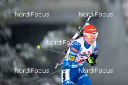 03.03.2016, Oslo, Norway (NOR): Veronika Vitkova (CZE) - IBU world championships biathlon, relay mixed, Oslo (NOR). www.nordicfocus.com. © Tumashov/NordicFocus. Every downloaded picture is fee-liable.