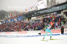 03.03.2016, Oslo, Norway (NOR): Olena Pidhrushna (UKR) - IBU world championships biathlon, relay mixed, Oslo (NOR). www.nordicfocus.com. © Tumashov/NordicFocus. Every downloaded picture is fee-liable.