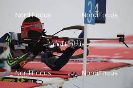 03.03.2016, Oslo, Norway (NOR): Dmytro Pidruchnyi (UKR) - IBU world championships biathlon, relay mixed, Oslo (NOR). www.nordicfocus.com. © Manzoni/NordicFocus. Every downloaded picture is fee-liable.