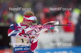03.03.2016, Oslo, Norway (NOR): Johannes Thingnes Boe (NOR) - IBU world championships biathlon, relay mixed, Oslo (NOR). www.nordicfocus.com. © Manzoni/NordicFocus. Every downloaded picture is fee-liable.