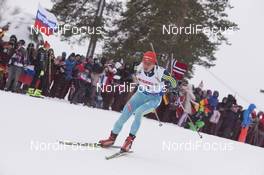 06.03.2016, Oslo, Norway (NOR): Sergey Semenov (UKR) - IBU world championships biathlon, pursuit men, Oslo (NOR). www.nordicfocus.com. © NordicFocus. Every downloaded picture is fee-liable.