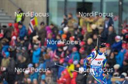 06.03.2016, Oslo, Norway (NOR): Simon Desthieux (FRA) - IBU world championships biathlon, pursuit men, Oslo (NOR). www.nordicfocus.com. © Tumashov/NordicFocus. Every downloaded picture is fee-liable.