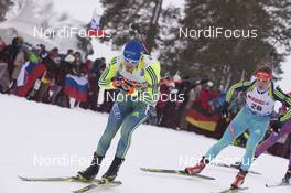 06.03.2016, Oslo, Norway (NOR): Fredrik Lindstroem (SWE) - IBU world championships biathlon, pursuit men, Oslo (NOR). www.nordicfocus.com. © NordicFocus. Every downloaded picture is fee-liable.