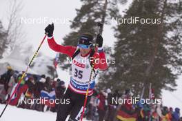 06.03.2016, Oslo, Norway (NOR): Brendan Green (CAN) - IBU world championships biathlon, pursuit men, Oslo (NOR). www.nordicfocus.com. © NordicFocus. Every downloaded picture is fee-liable.