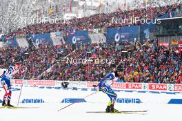 06.03.2016, Oslo, Norway (NOR): Simon Fourcade (FRA) - IBU world championships biathlon, pursuit men, Oslo (NOR). www.nordicfocus.com. © Tumashov/NordicFocus. Every downloaded picture is fee-liable.