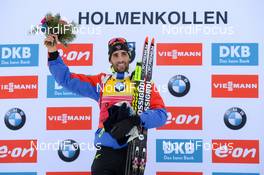 06.03.2016, Oslo, Norway (NOR): Martin Fourcade (FRA) - IBU world championships biathlon, pursuit men, Oslo (NOR). www.nordicfocus.com. © Tumashov/NordicFocus. Every downloaded picture is fee-liable.