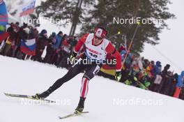 06.03.2016, Oslo, Norway (NOR): Nathan Smith (CAN) - IBU world championships biathlon, pursuit men, Oslo (NOR). www.nordicfocus.com. © NordicFocus. Every downloaded picture is fee-liable.