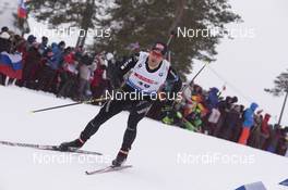 06.03.2016, Oslo, Norway (NOR): Martin Jaeger (SUI) - IBU world championships biathlon, pursuit men, Oslo (NOR). www.nordicfocus.com. © NordicFocus. Every downloaded picture is fee-liable.