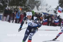 06.03.2016, Oslo, Norway (NOR): Yuliia Dzhima (UKR) - IBU world championships biathlon, pursuit women, Oslo (NOR). www.nordicfocus.com. © NordicFocus. Every downloaded picture is fee-liable.