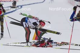 06.03.2016, Oslo, Norway (NOR): Franziska Hildebrand (GER), (l-r) - IBU world championships biathlon, pursuit women, Oslo (NOR). www.nordicfocus.com. © NordicFocus. Every downloaded picture is fee-liable.