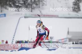 06.03.2016, Oslo, Norway (NOR): Lisa Theresa Hauser (AUT) - IBU world championships biathlon, pursuit women, Oslo (NOR). www.nordicfocus.com. © NordicFocus. Every downloaded picture is fee-liable.