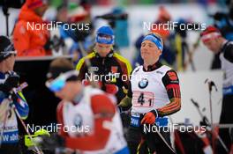 12.03.2016, Oslo, Norway (NOR): Erik Lesser (GER) - IBU world championships biathlon, relay men, Oslo (NOR). www.nordicfocus.com. © Tumashov/NordicFocus. Every downloaded picture is fee-liable.