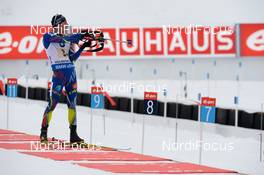 12.03.2016, Oslo, Norway (NOR): Quentin Fillon Maillet (FRA) - IBU world championships biathlon, relay men, Oslo (NOR). www.nordicfocus.com. © Tumashov/NordicFocus. Every downloaded picture is fee-liable.