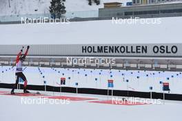 12.03.2016, Oslo, Norway (NOR): Brendan Green (CAN) - IBU world championships biathlon, relay men, Oslo (NOR). www.nordicfocus.com. © Tumashov/NordicFocus. Every downloaded picture is fee-liable.