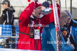 11.03.2016, Oslo, Norway (NOR): Halvor Lea (NOR) - IBU world championships biathlon, relay women, Oslo (NOR). www.nordicfocus.com. © NordicFocus. Every downloaded picture is fee-liable.