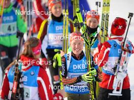 11.03.2016, Oslo, Norway (NOR): Laura Dahlmeier (GER) - IBU world championships biathlon, relay women, Oslo (NOR). www.nordicfocus.com. © Tumashov/NordicFocus. Every downloaded picture is fee-liable.