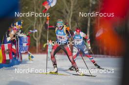 11.03.2016, Oslo, Norway (NOR): Lisa Theresa Hauser (AUT) - IBU world championships biathlon, relay women, Oslo (NOR). www.nordicfocus.com. © NordicFocus. Every downloaded picture is fee-liable.