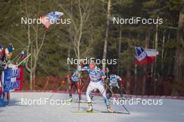 11.03.2016, Oslo, Norway (NOR): Kaisa Makarainen (FIN) - IBU world championships biathlon, relay women, Oslo (NOR). www.nordicfocus.com. © NordicFocus. Every downloaded picture is fee-liable.