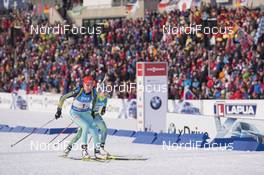11.03.2016, Oslo, Norway (NOR): Olena Pidhrushna (UKR) - IBU world championships biathlon, relay women, Oslo (NOR). www.nordicfocus.com. © NordicFocus. Every downloaded picture is fee-liable.